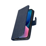 Case for Apple iPhone 13 Mini Clamshell Wallet Function and Video Stand - blue