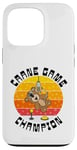 Coque pour iPhone 13 Pro Champion du jeu de grue drôle