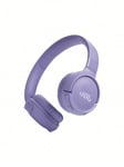 JBL TUNE520BT Bluetooth-kuulokkeet – langattomat melua vaimentavat kuulokkeet 57 tunnin akunkestolla, Bluetooth 5.3, violetti-violetti