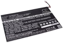 Kompatibelt med Lenovo IdeaTab S2109A-F, 3.7V, 6700 mAh