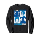 The Everly Brothers Blue and White Gone Gone Gone Photos Sweatshirt