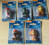 BNIP New Spinmaster 5 x Paw Patrol Mini Figure - Marshall Rocky Rubble Zuma Skye