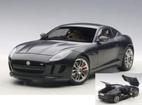 JAGUAR F-TYPE R COUPE 2015 MATT BLACK AUTOART 73652 1/18 DIE CAST METAL