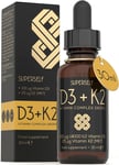 Vitamin D Drops - Vitamin D3 K2 Liquid for Adults High Strength - Vitamin D 4000