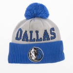 New Era Mens Accessories Dallas Mavericks NBA Tip Off 2023 Bobble Knit Hat in Blue material_polyester - Size Medium/Large