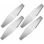 4pcs Remplacement des Têtes de Lame de Coupe-Herbe Tondeuse à Gazon Lames de Débroussailleuse Têtes de Lame De Désherbant, Lame à Dents et Lame en