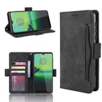 Yhteensopiva Motorola Moto One Macro Wallet Case Pu -nahkaisten korttipaikkojen kanssa.