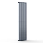 Tallheo 47 x 160 radiateur sèche-serviettes tubulaire 728 W eau chaude 1/2