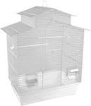 Flamingo Cage Perruche NUMFOR 1 Blanc 51x30x60CM