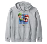 The Super Mario Bros. Movie We're The Mario Brothers Poster Zip Hoodie