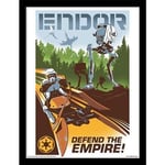 Star Wars - Endor - Impression Encadrée 30x40cm