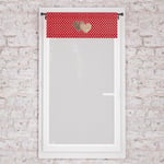 Soleil d'ocre, Brise bise Pur Coton 60x120 cm Love Rouge