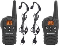 2 TALKIE-WALKIE MIDLAND LXT118 26 KM AVEC PINGANILLES + CHARGEUR + TRANSFORMA...