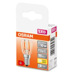 LED-Lampa Osram Päron (12) Klar E14 827 T26 Star 2.2W