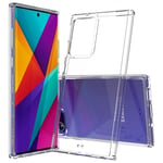 Case for Samsung Galaxy Note 20 Ultra Clear Transparent Bumper Cover