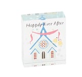 Happy Ever After Celebration Glass Wedding Ornament