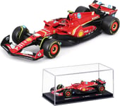 Ferrari Leclerc SF-24 Modèle Auto Formule 1 2024 Diecast 1/43 Casque 16 Bburago