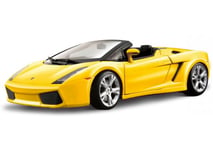 Bburago Lamborghini Gallardo Spyder, Sportsbil, Montert På Forhånd, 1:18, Lamborghini Gallardo, Gult, Land Vehicle Model