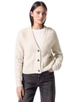 Street One Studio F253899 Cosy_Short_Cardigan, Chêne Beige mélangé, 40 Femme