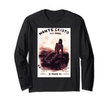 The Count of Monte Cristo Alexandre Dumas Vintage Book Cover Long Sleeve T-Shirt