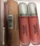 LOT OF 5 - Revlon Ultra HD Matte Metallic Lipcolor Lipstick #640 hd Embrace NEW