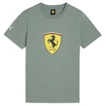 PUMA Scuderia Ferrari Race Colored Big Shield Tee Youth, storlek 176 cm