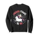 Unicorn rainbow - Unicorn power in me Sweatshirt