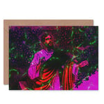 Wee Blue Coo CARD GREETING PHOTO PAINTING DARK GOTHIC DANCE DISCO JESUS