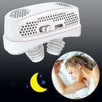 3 i 1 CPAP Anti Snoring Enheter Automatisk Snarkning Sömnapné Hjälp Stopper Luftrenare Filter White