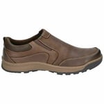 Hush Puppies Mens Jasper Slip On Leather Shoes FS6073