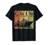 Cruise Ship Periodic Table Elements Cruise Trip Cruising T-Shirt