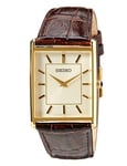 Seiko Hommes Analogique Quartz Montre avec Bracelet en Cuir SWR064P1