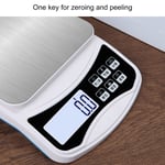 White Electric Kitchen Food Baking Scale 0.1g High Accuracy ABS Electronic GB