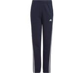 Essentials 3-Stripes Fleece JR mjukisbyxor Barn LEGINK/WHITE 176