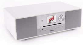 Audioblock SR-200 MK2 Smart Radio Internet Inclus Lecteur CD (Brillant Blanc)