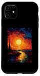 Coque pour iPhone 11 Couchers de soleil artistiques de Van Gogh Nuit étoilée