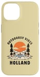 Coque pour iPhone 14 Outdoorsy Vibes Holland Voyage Vacances Hollande