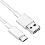 APOKIN® Câble USB vers USB-C extra long 2 m, de charge ultra rapide de type C 100 W/18 WPD 20 V/5 A PD avec puce E-Mark et câble de données pour MacBook Pro, iPad Pro, Samsung, Xiaomi, Realme, Huawei
