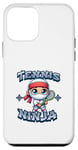 Coque pour iPhone 12 mini Squash mignon de jeu de court de tennis Ninja