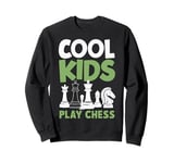 Chess Cool Kids Play Chess Figures Sweatshirt