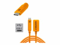 USB-C - USB-C Extension Cable Orange 5m