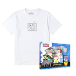 Pokémon TCG: Celebrations Deluxe Pin Box 25th Anniversary & T-Shirt Bundle - XS - White