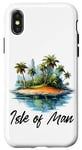 Coque pour iPhone X/XS Voyage à l'île de Man, Vacances touristiques en Asie