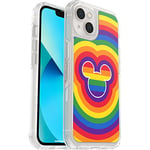 OtterBox iPhone 13 (Only) Symmetry Series Case - DISNEY PRIDE, ultra-sleek, wireless charging compatible, raised edges protect camera & screen