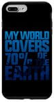 iPhone 7 Plus/8 Plus Scuba Diving Diver My World Covers 70% Of The Earth Case