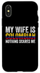 iPhone X/XS Proud Husband of Colombian Wife Humor and Pride Vintage Case