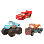 Mattel Disney and Pixar Cars Mini Racers 3-Pack of Small Die-cast Toy Cars & Tru