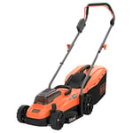 BLACK+DECKER Lawn Mower 2x18V cordless mower, BATTERY NOT INCLUDED (Bare), Orange/Black (BCMW3318N-XJ)