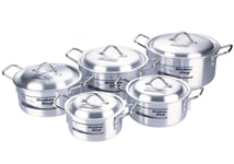 Pride 10Pieces Set Kitchen Pan Cooking Pot Casserole Saucepan StockPot Sets