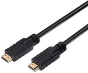 Aisens - Câble hdmi v2.0 premium high speed / hec 4k 60hz 18gbps avec répéteur, a/m-to-m, noir,